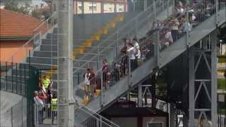 Portogruaro  FC Südtirol 10 Tifo Furie Granata [upl. by Gievlos]