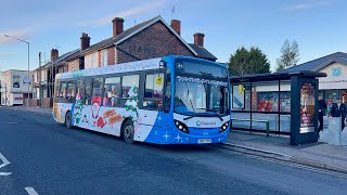 Stagecoach Mansfield Christmas Bus 36998 SN63YPW [upl. by Leanne]