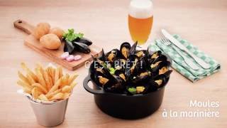 Recette Moules Marinière  Léon de bruxelles [upl. by Plantagenet676]