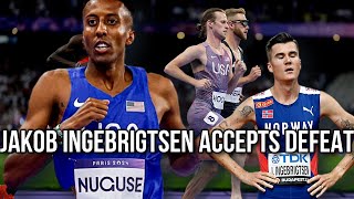 Yared Nuguse Josh Kerr amp Cole Hocker DEFEAT Jakob Ingebrigtsen In Mens 1500m Finals [upl. by Fasa504]