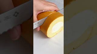 Moist Cake Roll cake cakeroll cakerecipe dessert recipe short [upl. by Phillips]