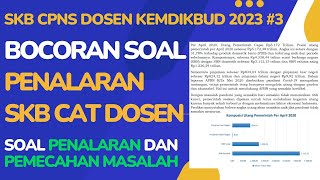 Soal Terbaru Latihan CAT SKB Dosen Kemendikbud 2023 [upl. by Petra]