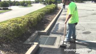 Crack Sealing Sealing and Striping  St Louis Paving Inc [upl. by Eltsryk]