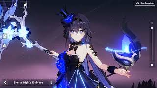 Honkai Impact 3 Seele Vollerei Herrscher of Rebirth Eternal Nights Embrace Outfit Trial [upl. by Ydollem]