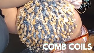 How to Comb twists on short natural 4C hair [upl. by Apostles]