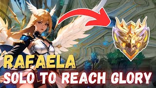 RAFAELA SOLOQ TO REACH MYTHICAL GLORY  RAFAELA GAMEPLAY 2024  MOBILE LEGENDS [upl. by Danby]