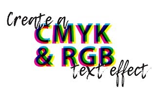 Illustrator  CMYK amp RGB editable text [upl. by Netsoj]