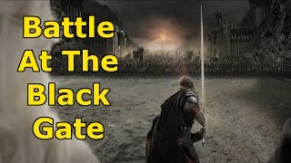 Lord Of The Rings ROTK  Battle At The Black Gate HD High Quality [upl. by Eveiveneg]