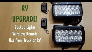 Adding LED ReverseBackup Lights to an RV or Trailer [upl. by Woo]