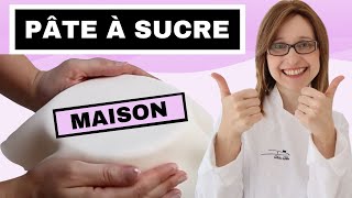 🎂 RECETTE PÂTE À SUCRE MAISON pour recouvrir amp décorer un gâteau 🎂 Meilleure recette Cake Design [upl. by Eerat]