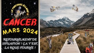 CANCER MARS 2024  Un événement miraculeux bouleverse votre Vie [upl. by Holds]