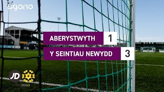 Uchafbwyntiau  Highlights Aberystwyth 13 Y Seintiau Newydd  JD Cymru Premier [upl. by Ericha]