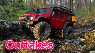 Traxxas TRX4M Defender Outtakes small clip [upl. by Annavoj118]