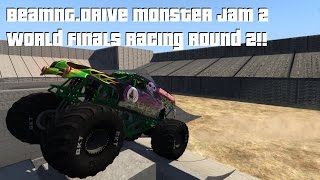 BeamNGDrive Monster Jam 2 World Finals Racing Round 2 [upl. by Melvin1]