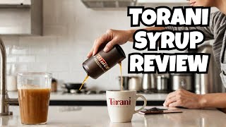 Torani Vanilla Coffee Syrup tasting and review plus tip for dieters [upl. by Retsof320]