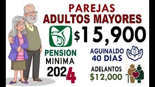 IMSS PENSIÓN MÍNIMA 15900 más AHORRO INFONAVIT BIENESTAR y AGUINALDO ISSSTE [upl. by Waiter]