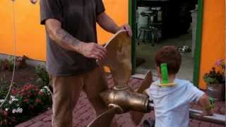 DIY Boat Propeller  Part 9  Machining and Balancing [upl. by Oetomit46]