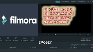 Filmora En İyi Montaj Programı Nasıl İndirilir  Yeni Sürüm 2019 [upl. by Dnaltruoc]