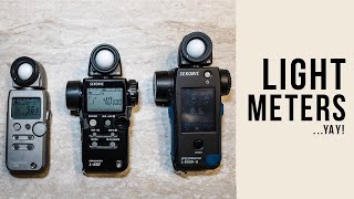 Light Meters YAY  Sekonic L358 Sekonic L558 Sekonic L858 [upl. by Cahilly]