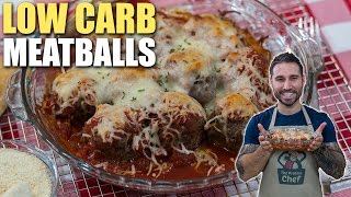 DELICIOUS LOW CARB PARMESAN MEATBALLS RECIPE [upl. by Ilsel]