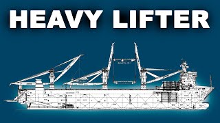 Heavy lifter complex oversized project cargo transporter shipping marine heavylift transport [upl. by Yar]