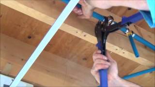 How to Install Pex Pipe Waterlines in Your Home Part 2 Plumbing Tips [upl. by Yelik]