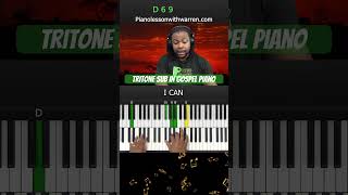 Get Your Passing Chords With A Gospel Piano Tritone Substitution [upl. by Adidnac]