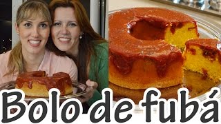 BOLO cozido DE FUBÁ COM GOIABADA I Receitas que brilham [upl. by Miner]