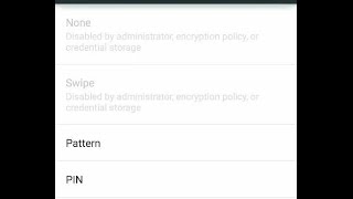 FIX  Swipe unlock disabled by administrator encryption policy or credential storage [upl. by Mabelle688]