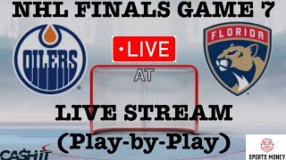 NHL Stanley Cup Finals  Edmonton Oilers  Florida Panthers Game 7 LIVE PlaybyPlay Stream 062424 [upl. by Nirrak]