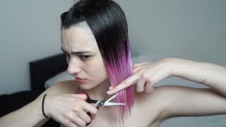 Haircut Vlog  Reshave and Cutting Off Damaged Ends [upl. by Spanos1]