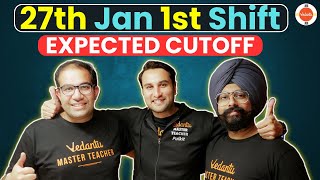 27th Jan Shift 1  Expected Cutoff  Safe Score  Jee Main 2024 [upl. by Britteny]