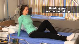 How to get out of bed after hip replacement surgery [upl. by Opportuna179]