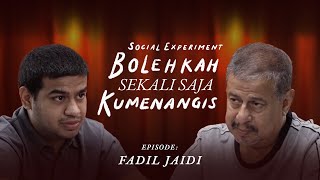 Social Experiment Bolehkah Sekali Saja Kumenangis  Eps 9  Fadil Jaidi [upl. by Atiuqer]