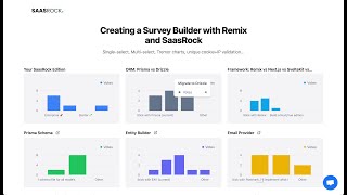 Building a Survey Builder with Remix and SaasRock [upl. by Herrmann]