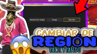 Cómo CAMBIAR de REGION en FREE FIRE 2024 🌎😱 FACILISIMO  freefire freefirelovers [upl. by Aikemaj]