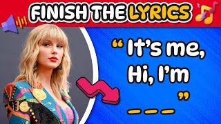 FINISH THE LYRICS  Most Popular viral Tik Tok Songs of 20222023  Music Quiz [upl. by Aihsi266]