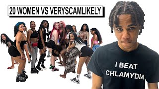 20 WOMEN VS FREAKIEST TIKTOKER VERYSCAMLIKELY [upl. by Ydnis813]