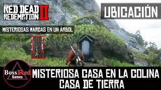 Red Dead Redemption 2  Misteriosa Casa en la Colina  Casa de Tierra  Marcas en Árbol  Easter Egg [upl. by Eusassilem771]