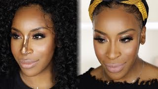 NONtouring How to Fake Nose Contouring  Jackie Aina [upl. by Madid64]