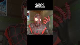 Evolution Of Spiderman Games Miles Morales Games And Venom Games Shorts Evolution [upl. by Ltsyrk]