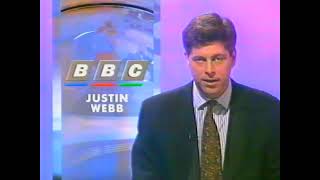 BBC Look North  Breakfast News Startup  15081994 Railtrack Signalman RMT Strike [upl. by Sessler]