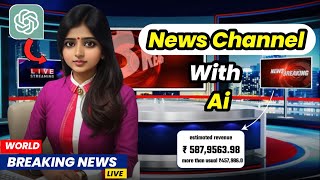 📌Ai Video Kaise Banaye  🚀News Channel With Ai  How to Create Channel with Ai without face amp Voice [upl. by Lock775]