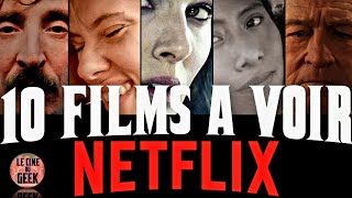 TOP 10  Les Meilleurs Films NETFLIX à regarder ABSOLUMENT 🍿 [upl. by Rubliw]