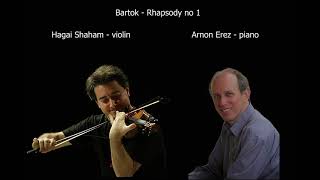 Bartok First RhapsodyHagai Shaham Arnon Erez [upl. by Langsdon]