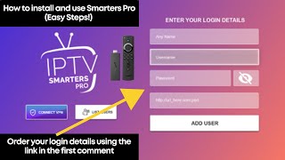 How to download and use IPTV Smarters Pro on Firestick  Easy steps 2024 [upl. by Idnahk]