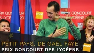 Goncourt des Lycéens 2016 remis à Gaël Faye pour Petit Pays [upl. by Ayenet]