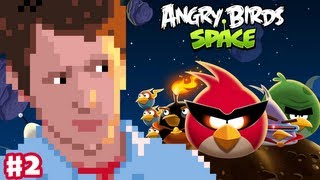 Angry Birds Space  Gameplay Walkthrough Part 2  Introducing Lazer Bird [upl. by Egnalos]