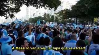 quotBRASIL DECIME QUE SE SIENTEquot CON LETRA HD  quotHitquot de los Hinchas Argentinos en Brasil [upl. by Nitsua286]