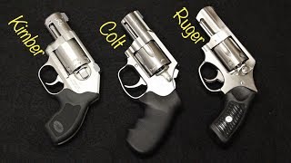 Colt King Cobra vs Kimber K6S vs Ruger Sp101 357 Revolvers [upl. by Aisinut]